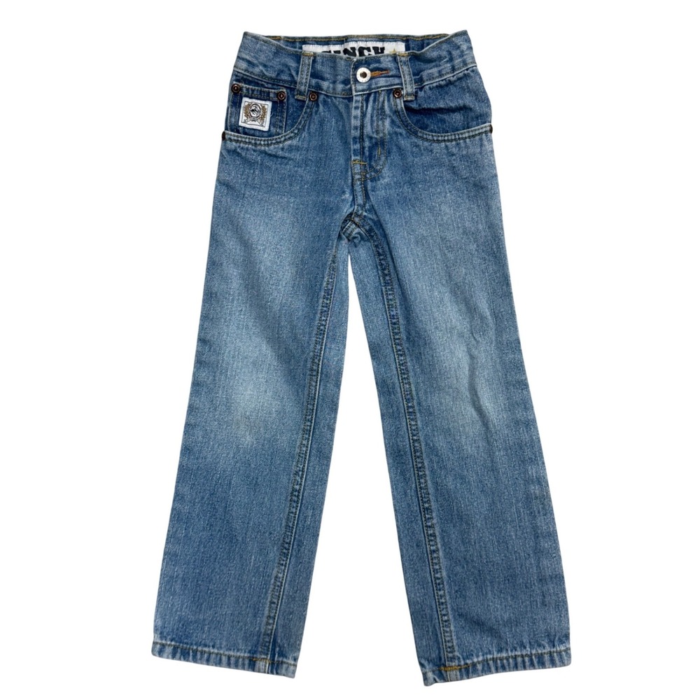 Cinch Boys White Label Medium Wash Straight Leg Adjustable Waist Jeans 4 Slim 4S